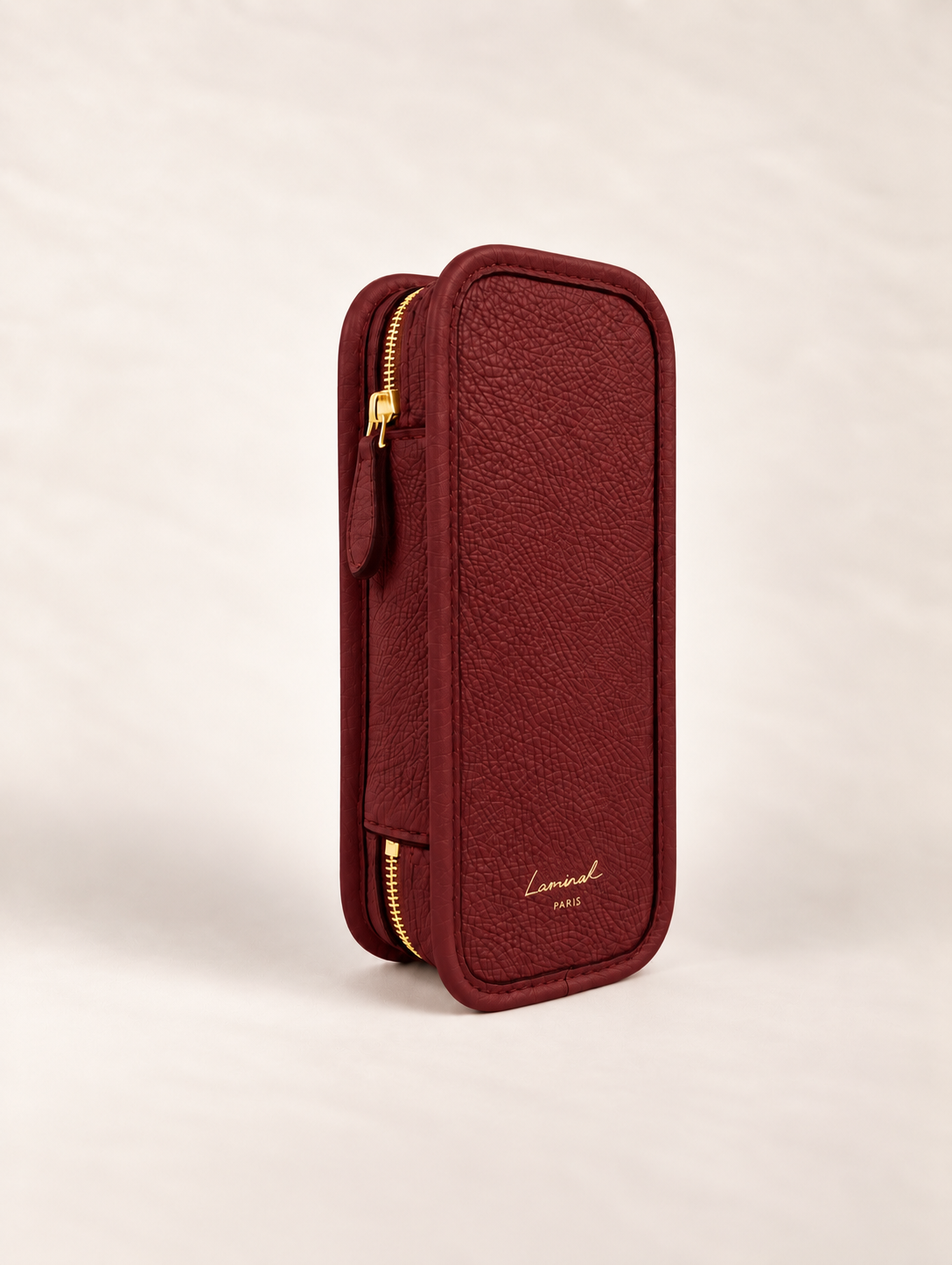 Coffret 3 cigares bordeaux grainé