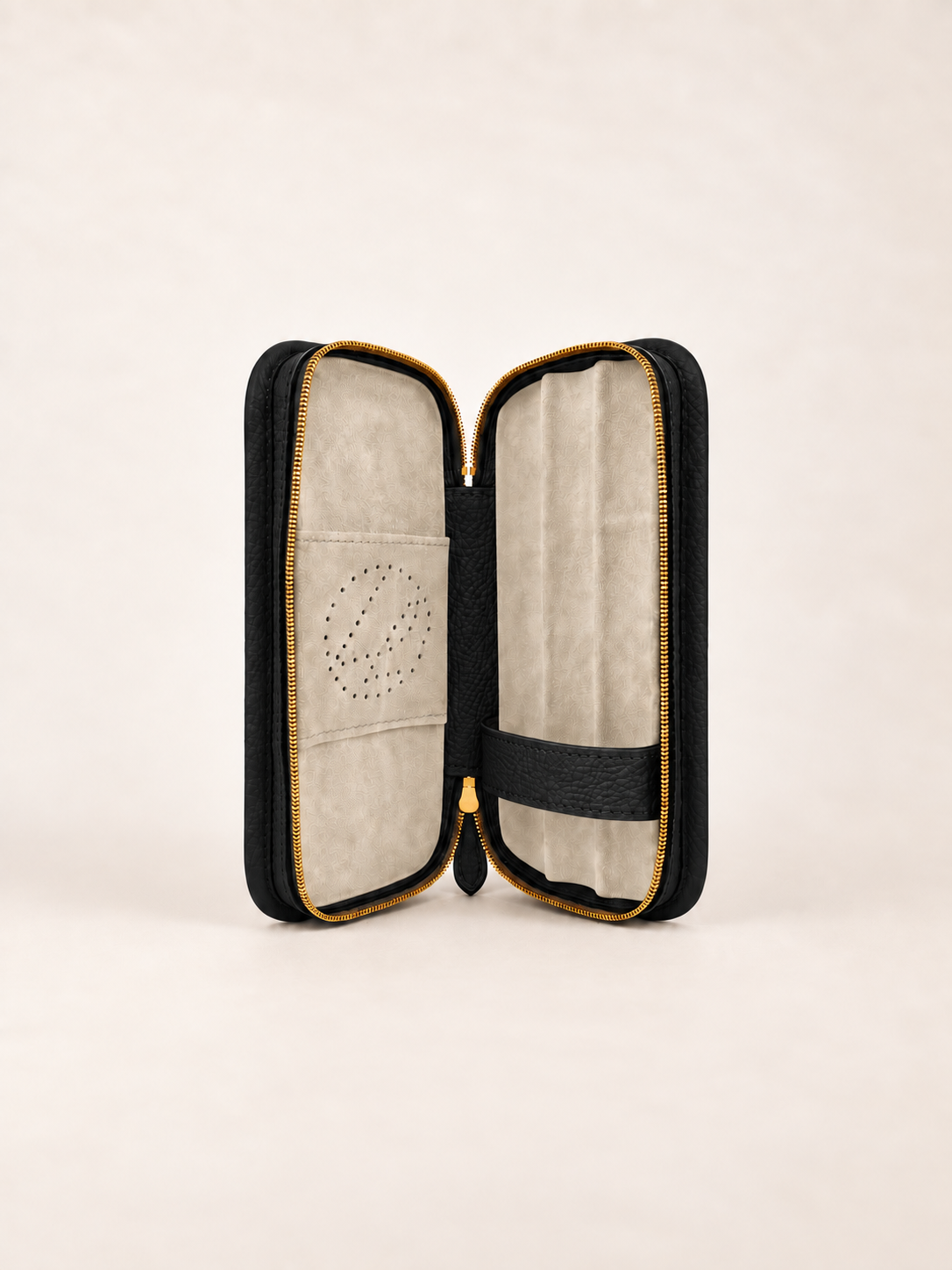 Coffret 3 cigares noir grainé