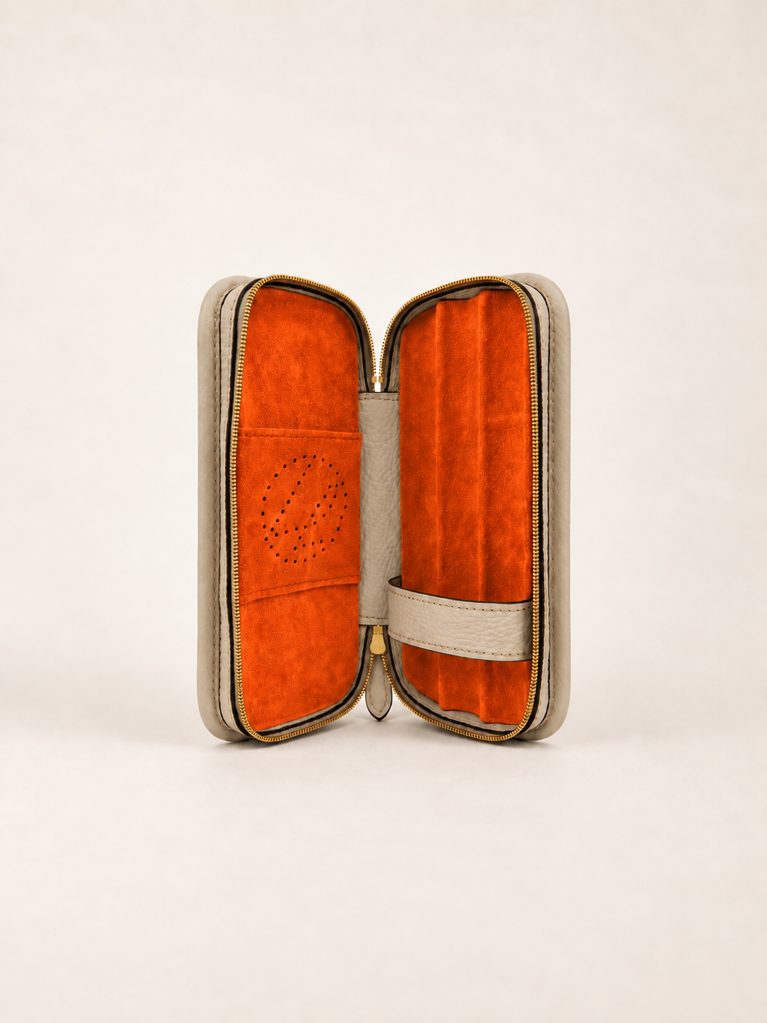 Coffret 3 cigares craie grainé