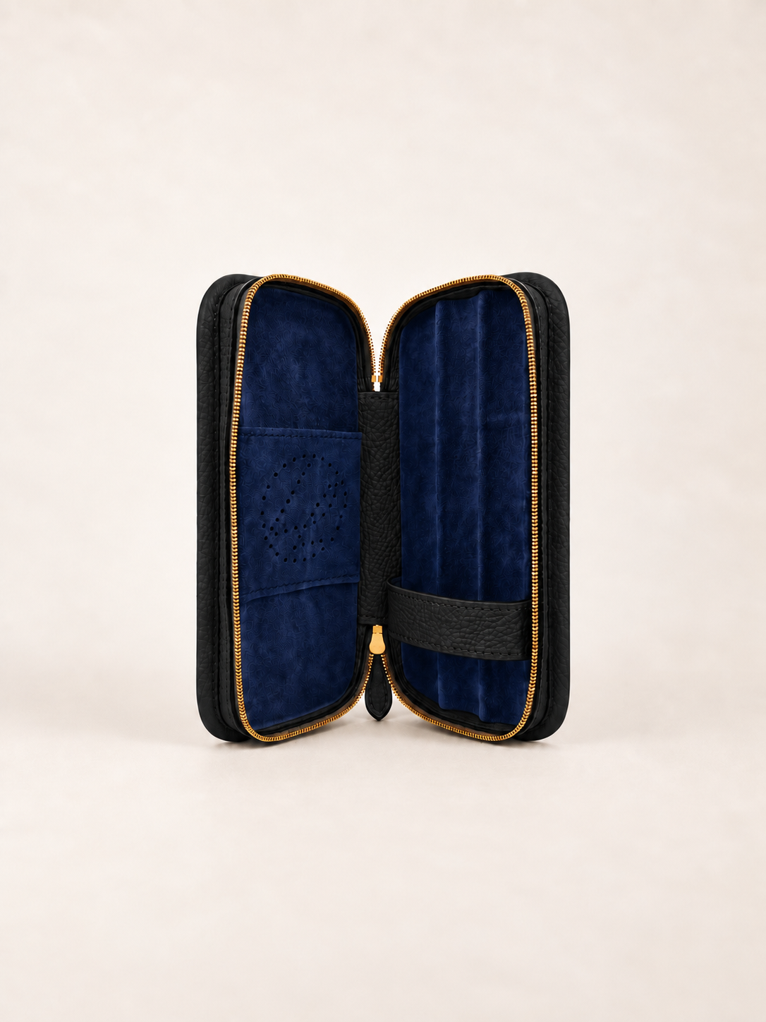 Coffret 3 cigares noir grainé