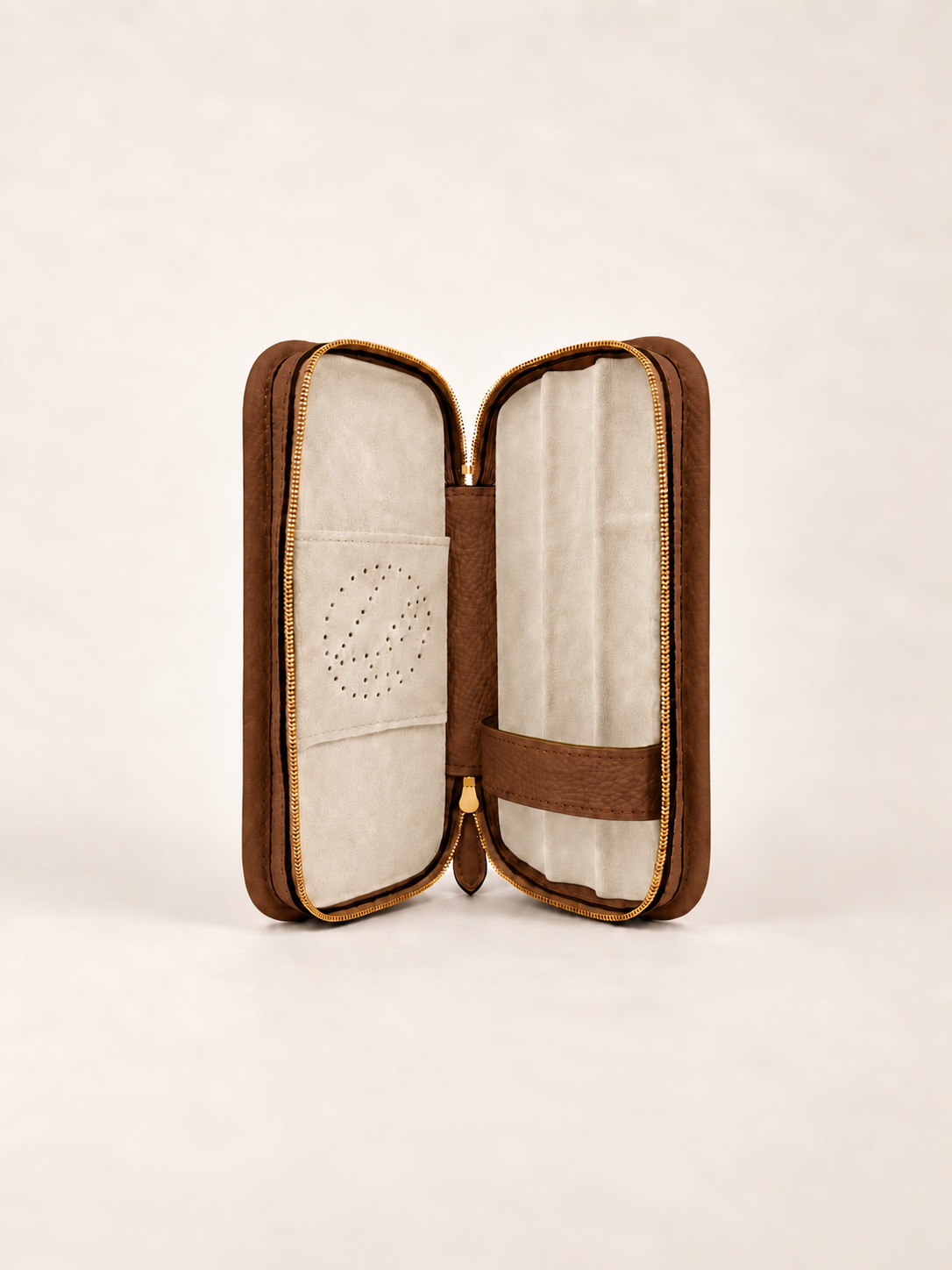 3-cigars case grained havana