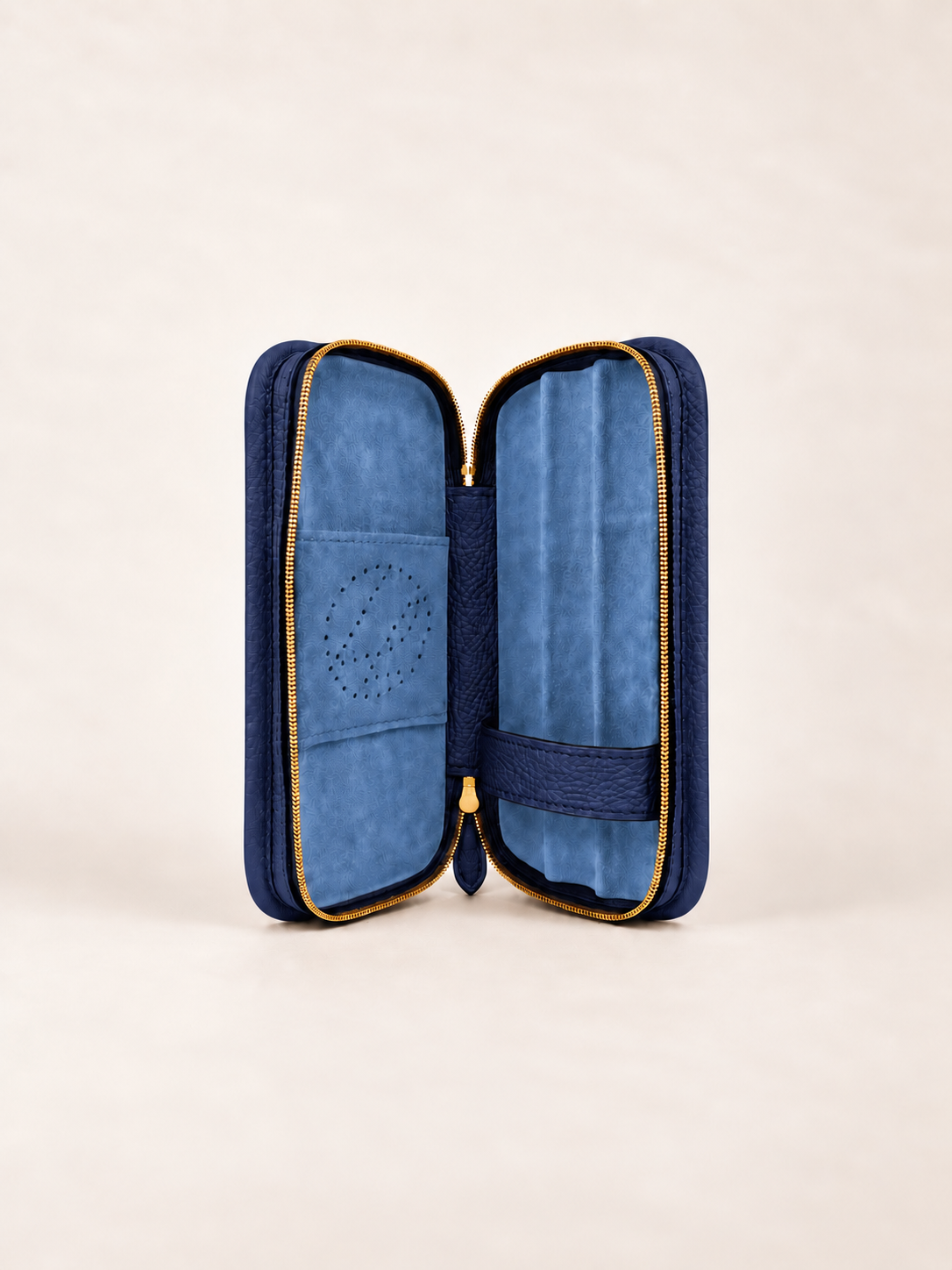 Coffret 3 cigares saphir grainé