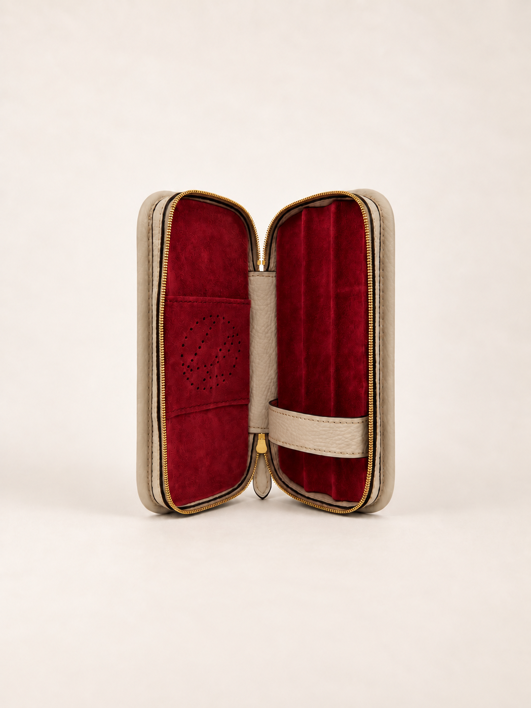 Coffret 3 cigares craie grainé
