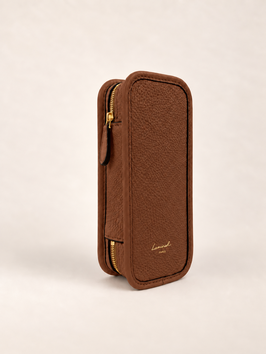 3-cigars case grained havana