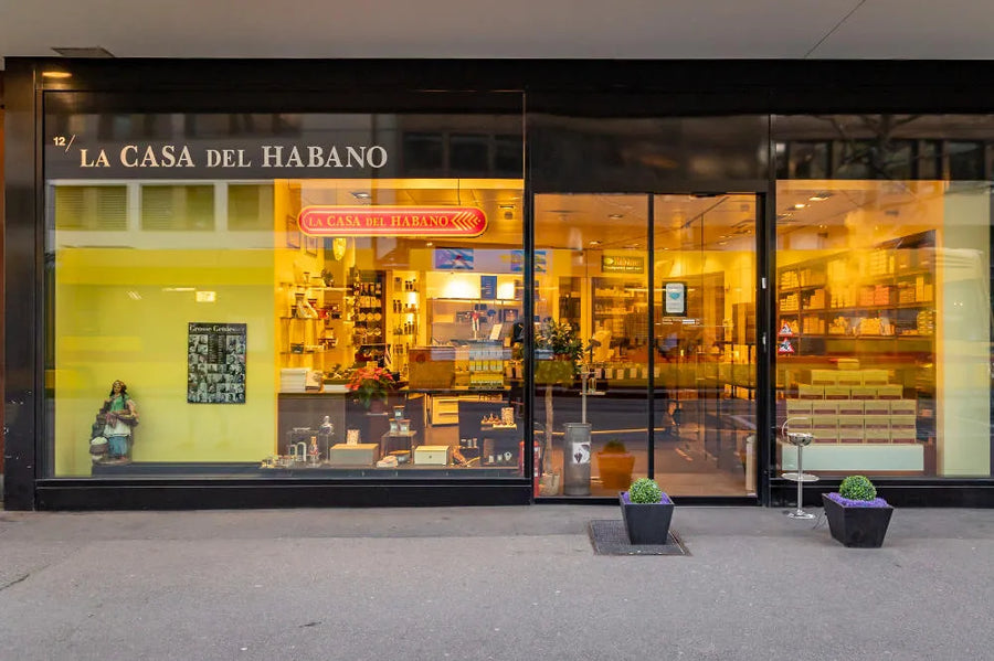 Devanture de La Casa del Habano à Bâle